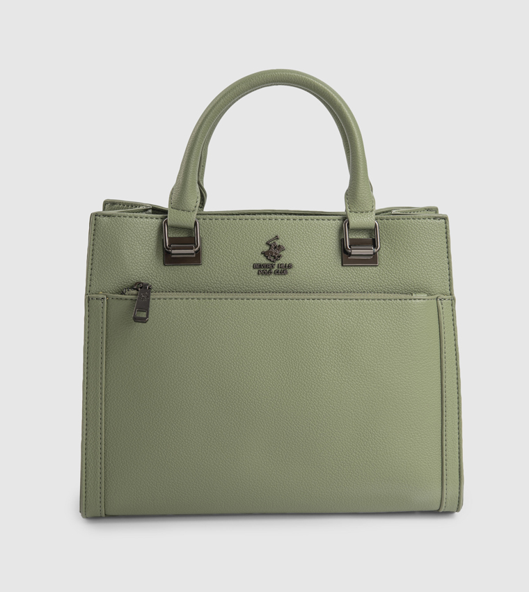 Textured  Satchel Bag