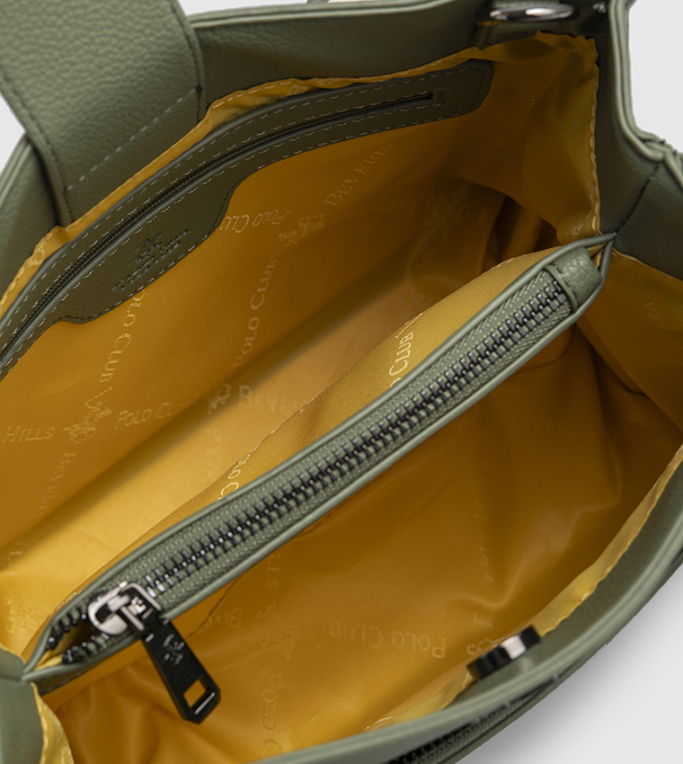 Textured  Satchel Bag