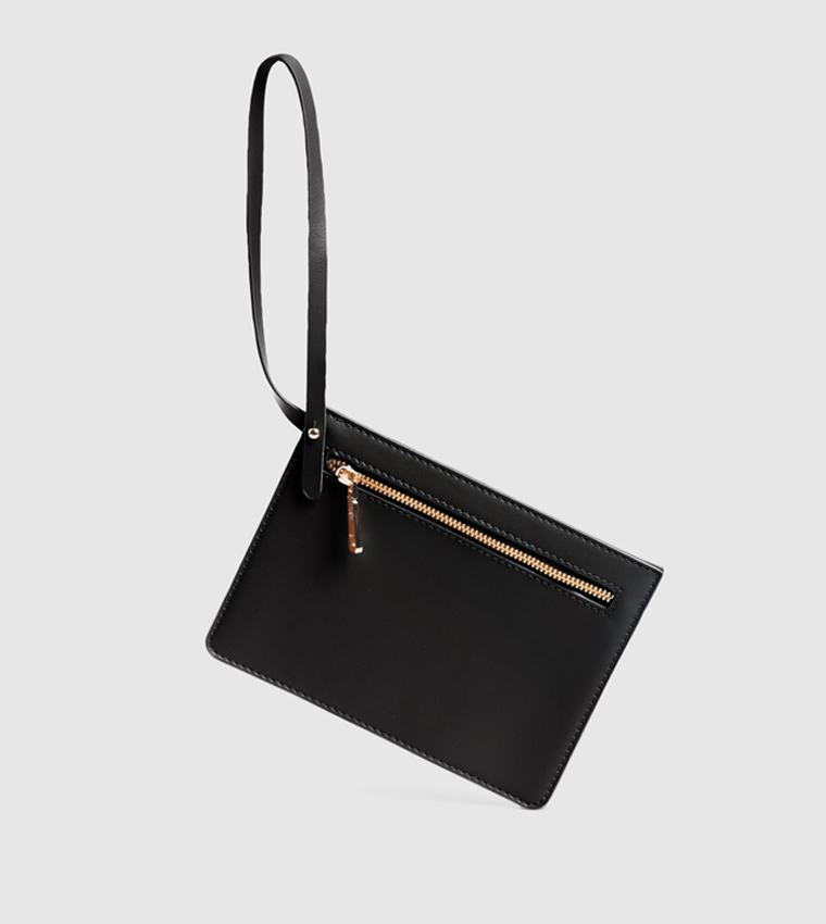 Braided Tote Bag with Pouch