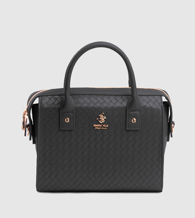 Braided Satchel Bag