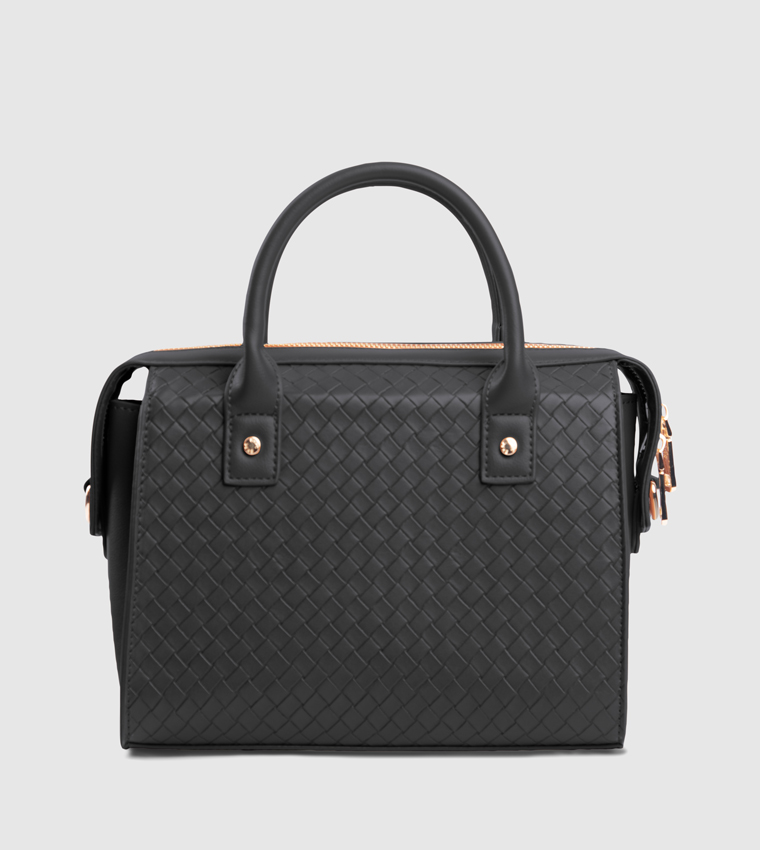 Braided Satchel Bag