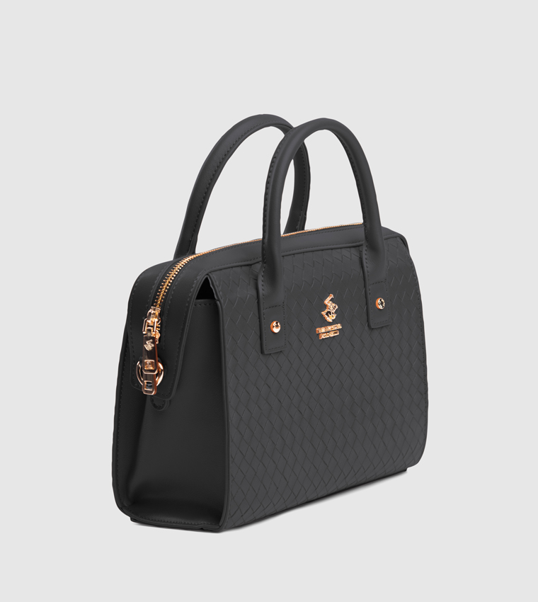 Braided Satchel Bag