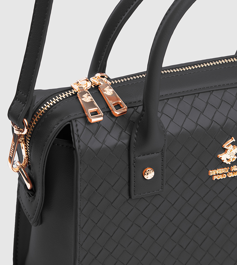 Braided Satchel Bag