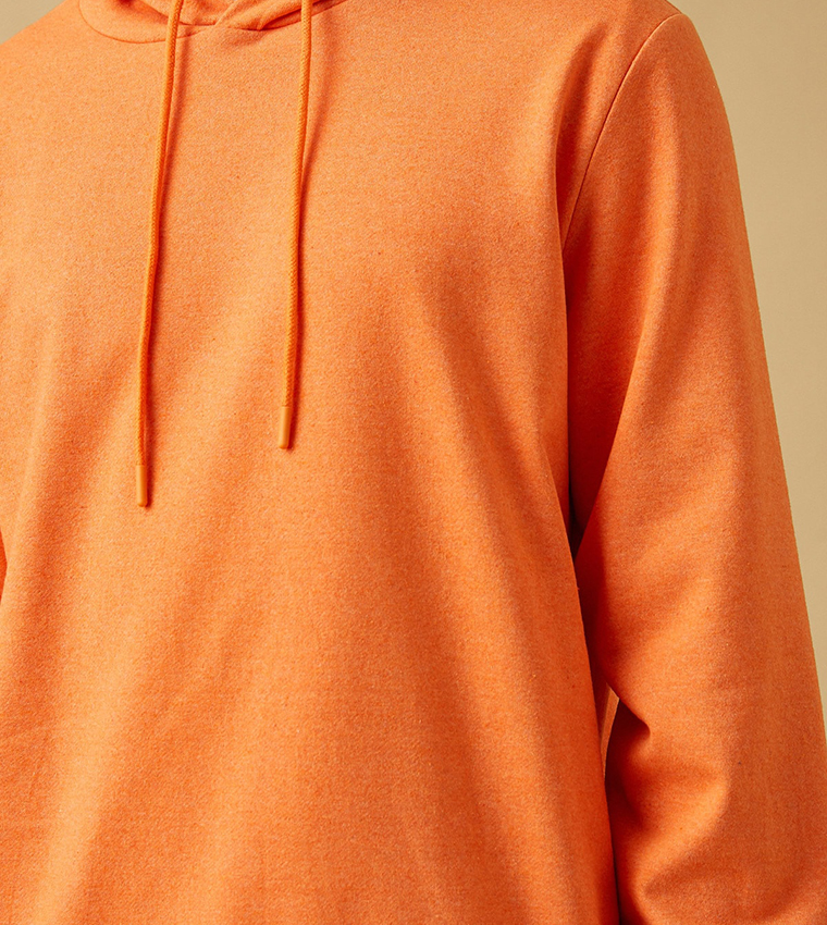 Buy Koton Basic Hooded Sweatshirt In RED | 6thStreet UAE