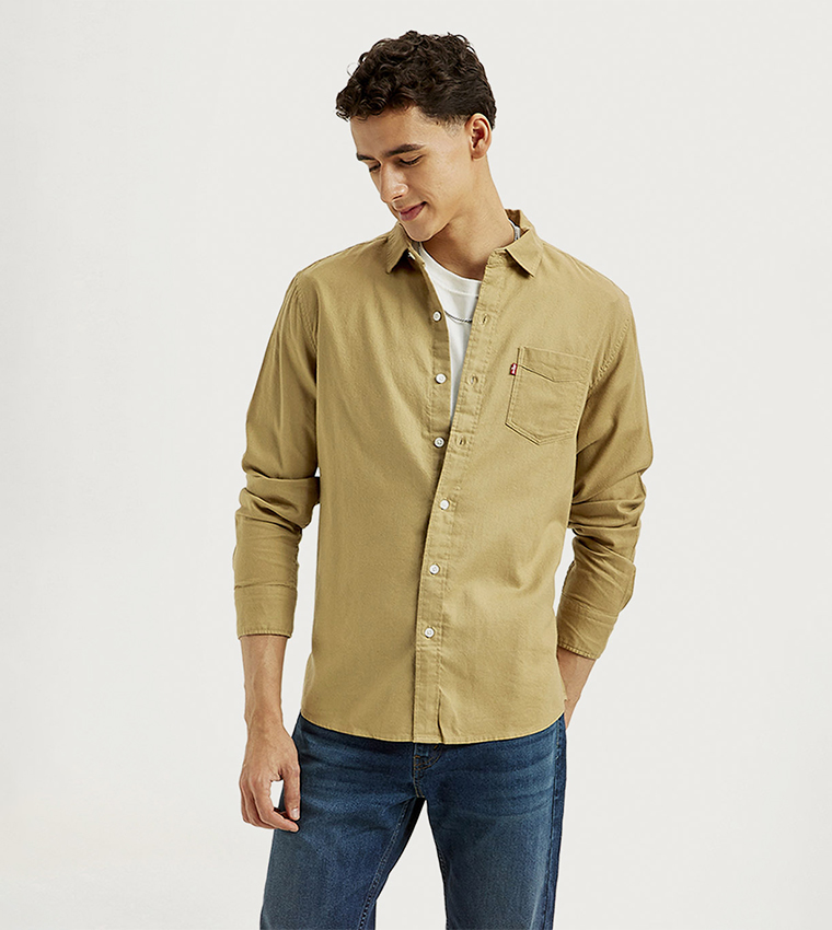 Solid Slim Fit Shirt
