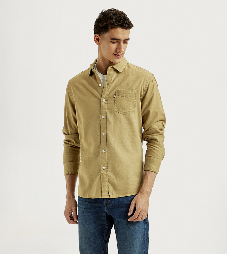 Solid Slim Fit Shirt