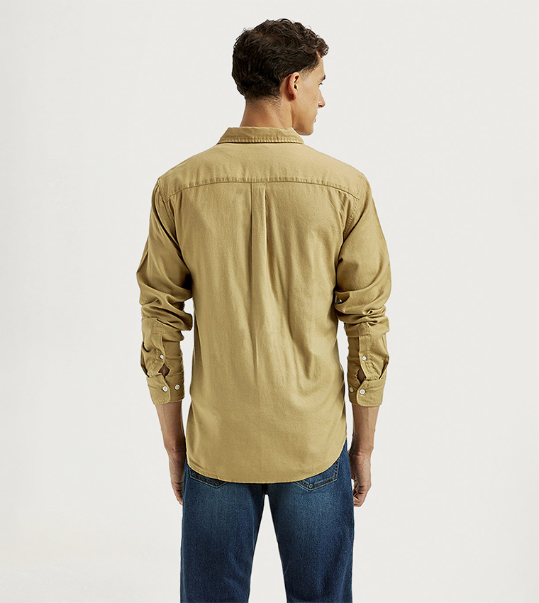 Solid Slim Fit Shirt