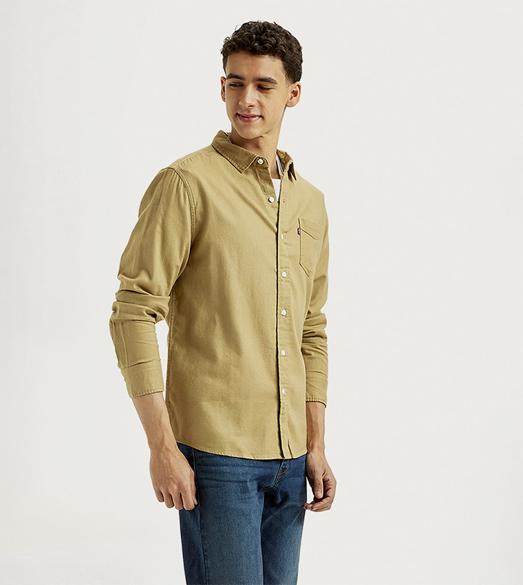 Solid Slim Fit Shirt