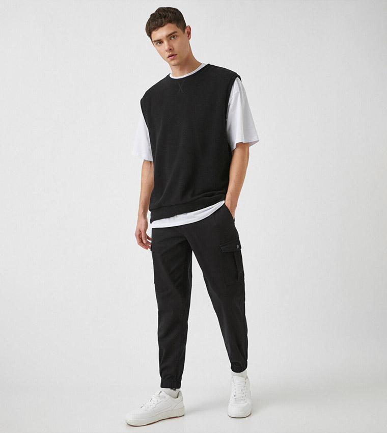 Buy Trendyol Tapered Fit Jogger Cargo Pants In Black 6thStreet UAE