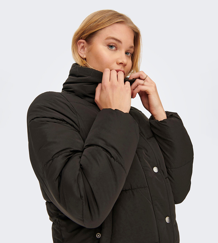 Only quilted hotsell longline padded jacket