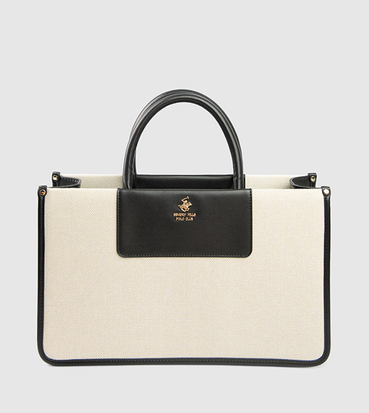 Color Block Handheld Bag