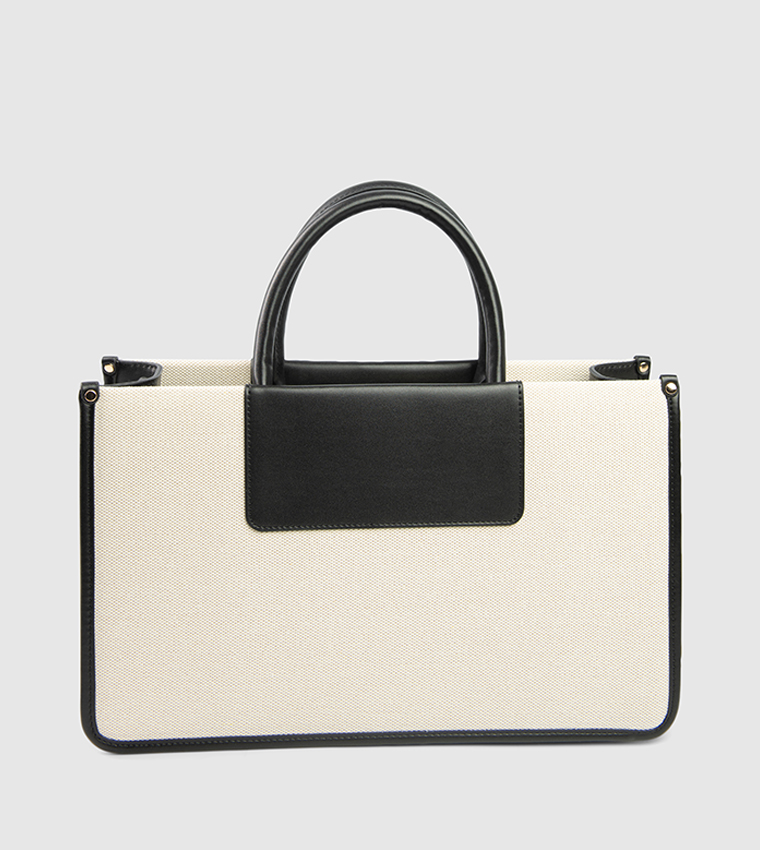 Color Block Handheld Bag