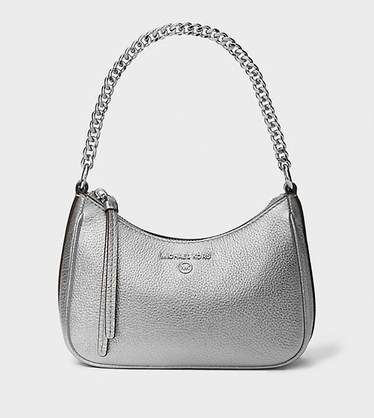 JET SET Textured Shoulder Bag