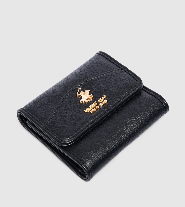 Logo Detail Tri-Fold Wallet