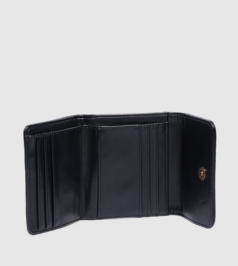 Logo Detail Tri-Fold Wallet