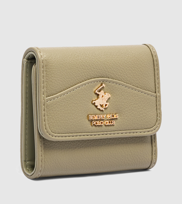 Logo Detail Tri-Fold Wallet