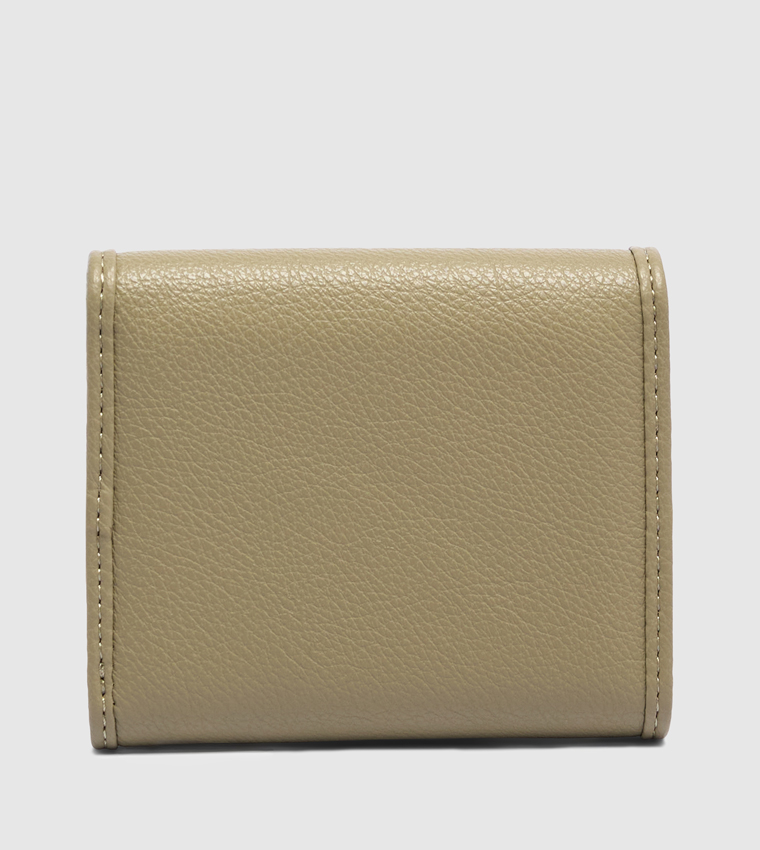 Logo Detail Tri-Fold Wallet