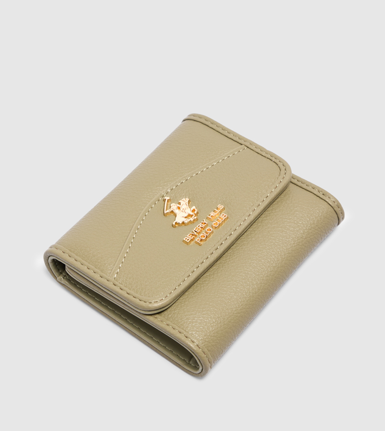 Logo Detail Tri-Fold Wallet