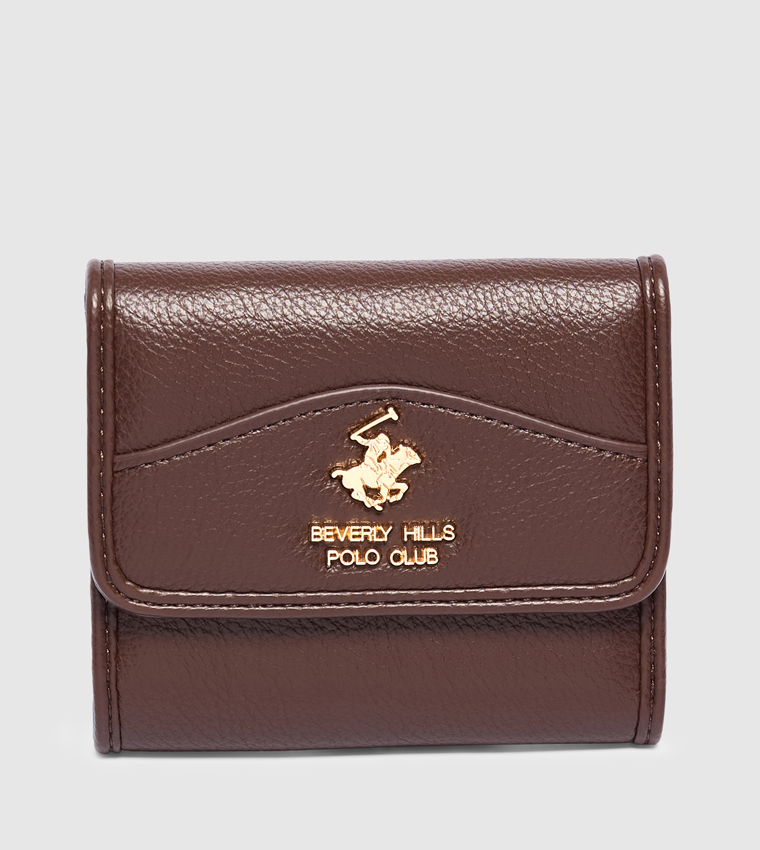 Logo Detail Tri-Fold Wallet
