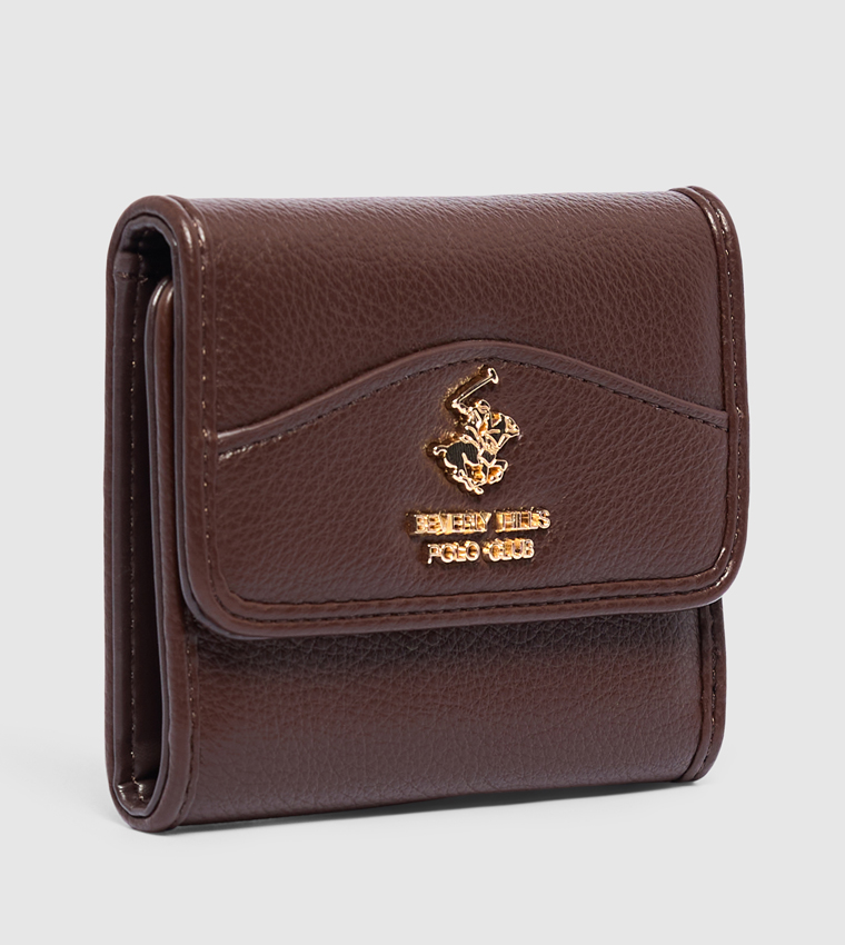 Logo Detail Tri-Fold Wallet
