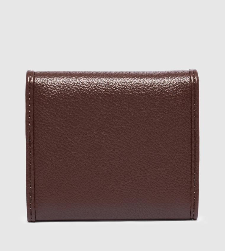 Logo Detail Tri-Fold Wallet