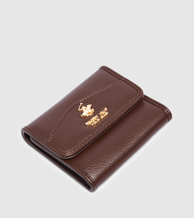 Logo Detail Tri-Fold Wallet