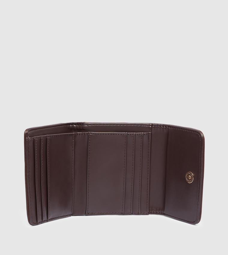 Logo Detail Tri-Fold Wallet