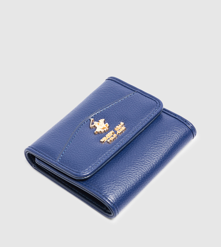 Logo Detail Tri-Fold Wallet