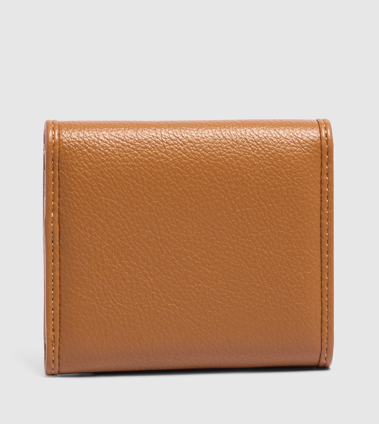 Logo Detail Tri-Fold Wallet