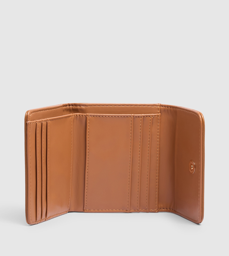 Logo Detail Tri-Fold Wallet