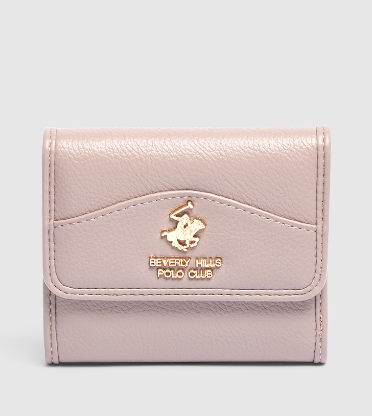 Logo Detail Tri-Fold Wallet