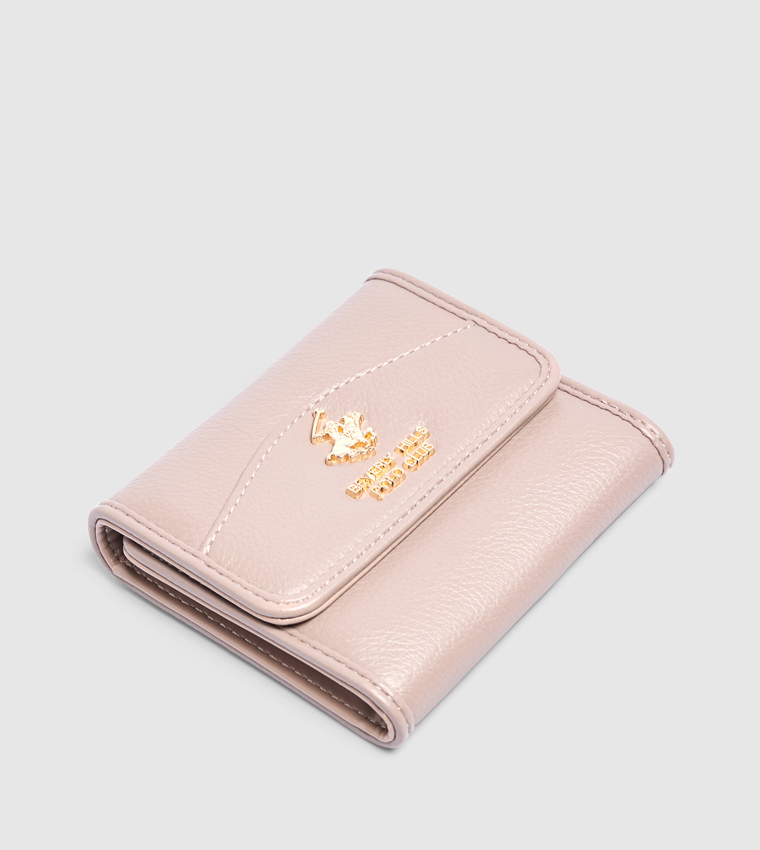 Logo Detail Tri-Fold Wallet