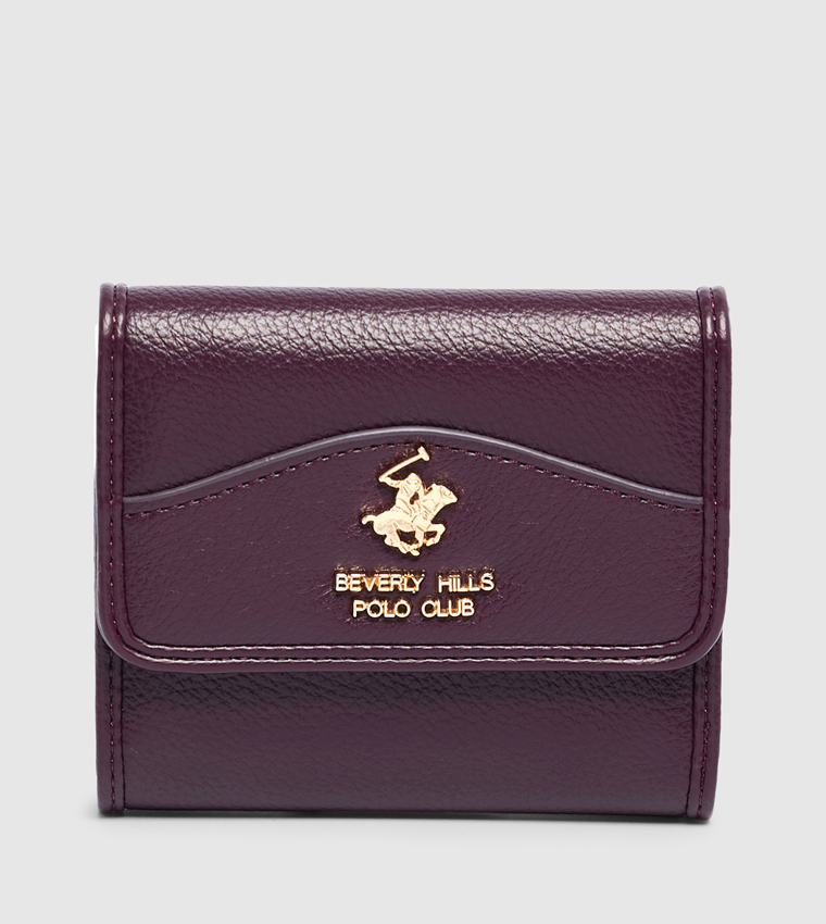 Logo Detail Tri-Fold Wallet