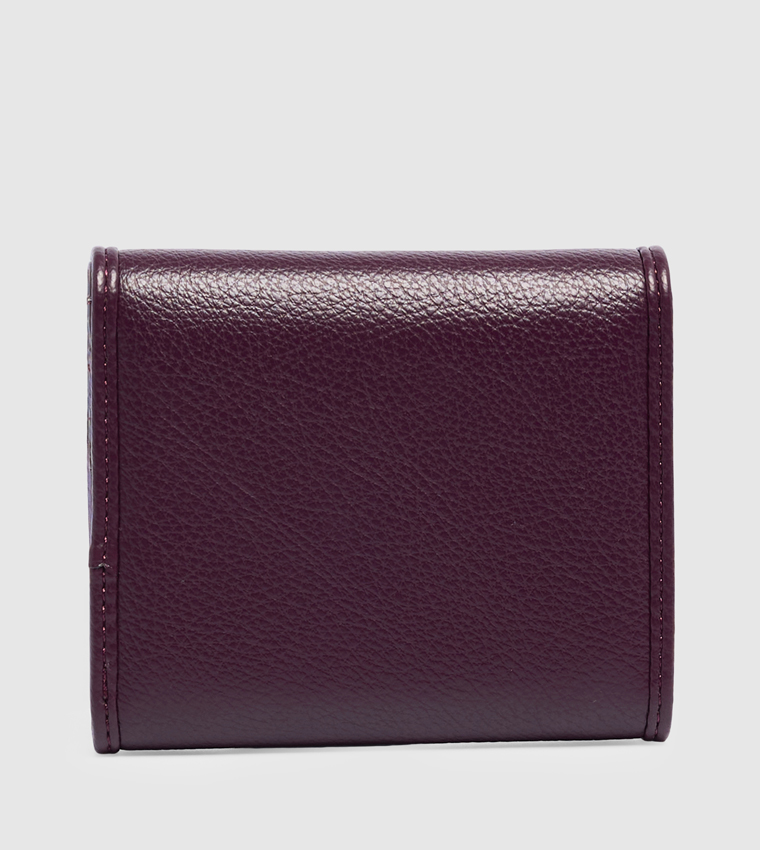 Logo Detail Tri-Fold Wallet