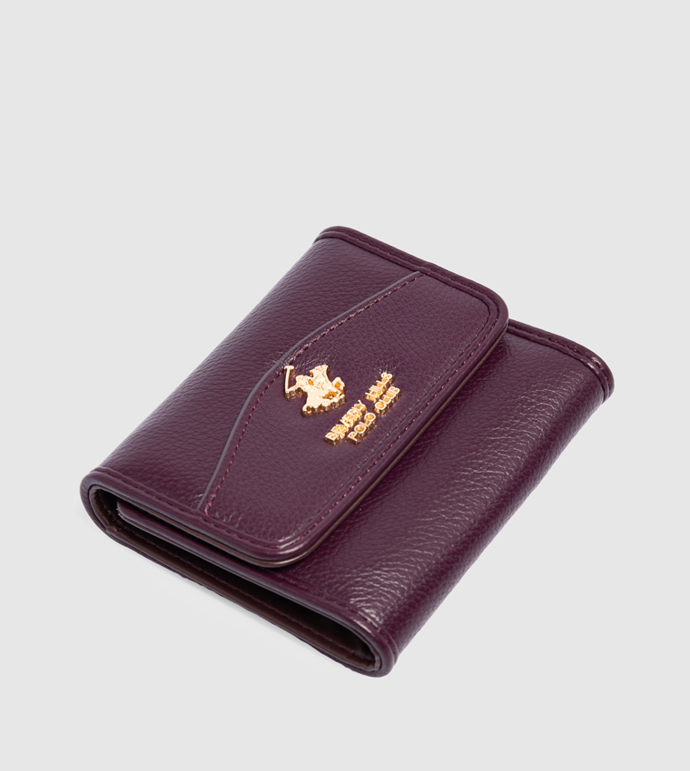 Logo Detail Tri-Fold Wallet