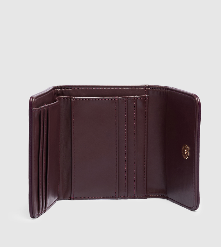 Logo Detail Tri-Fold Wallet