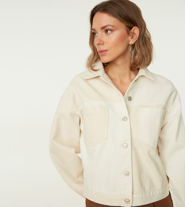 Colored jeans jacket clearance