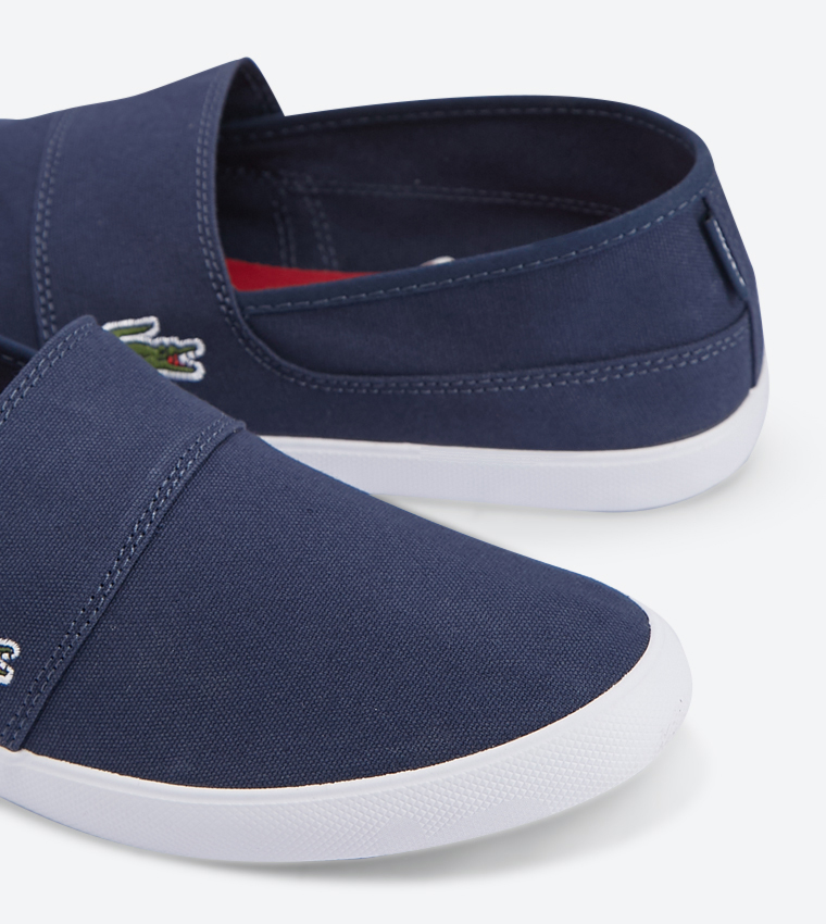Buy Lacoste Marice Round Toe Slip Ons Dark Blue 33CAM1071 DB4 6thStreet Bahrain