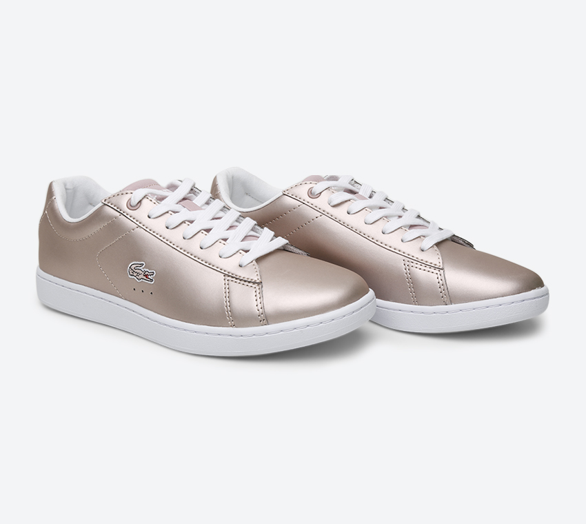 Buy Lacoste Carnaby Evo Sneakers Rose Gold In Rose Gold 6thStreet Kuwait
