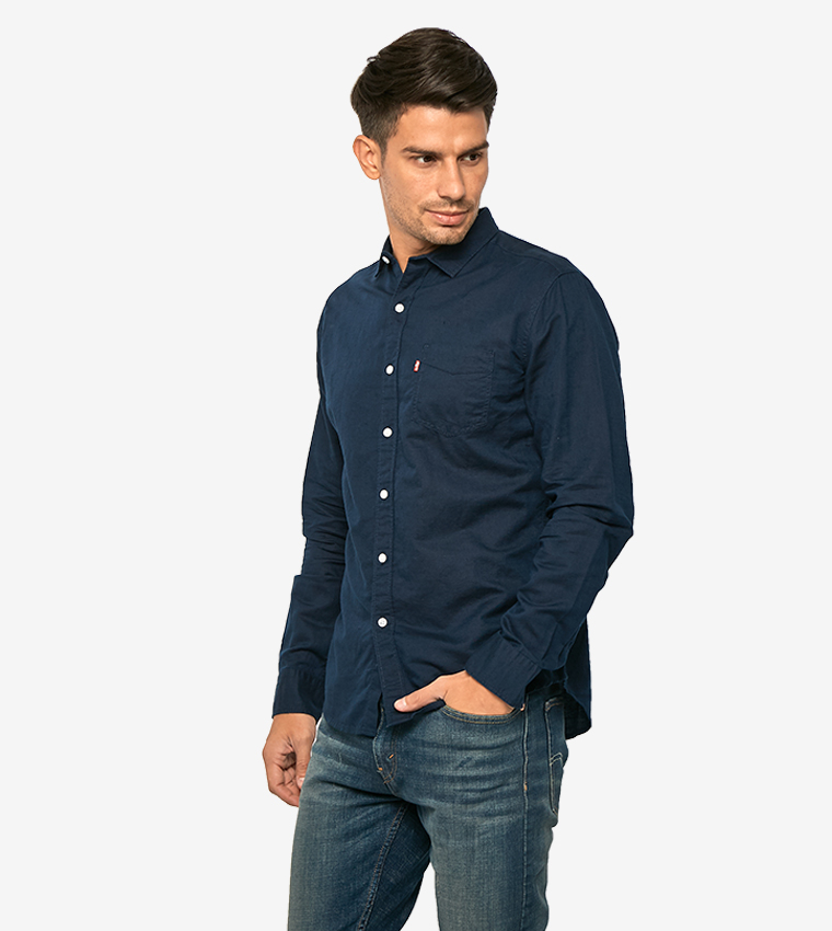 Long Sleeves Classic Collar Shirt