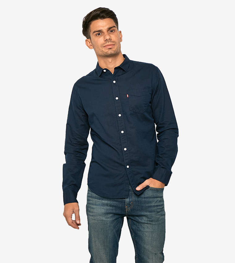 Long Sleeves Classic Collar Shirt