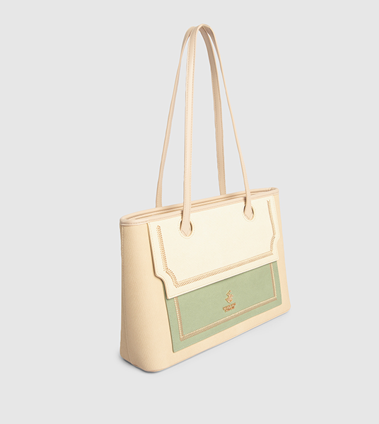 Color Block Shoulder Bag