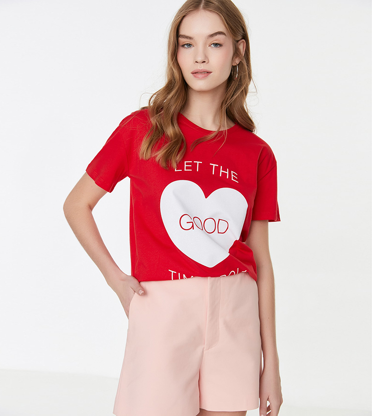 Basic Printed T-Shirt