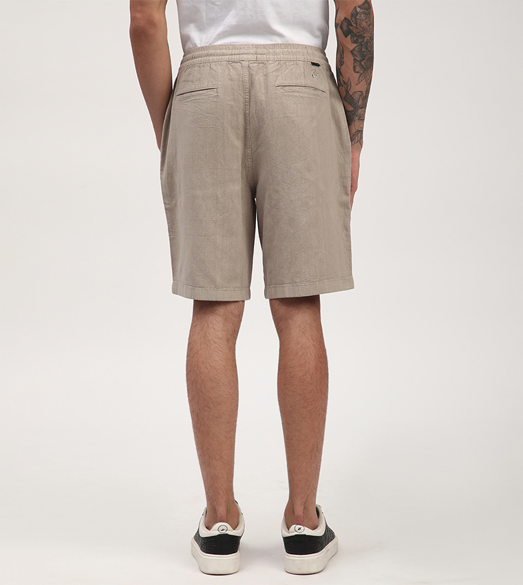 Drawstring Waist Casual Shorts