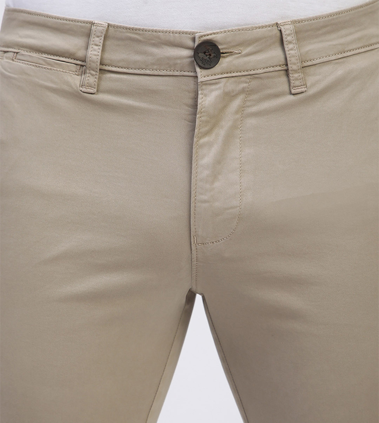 Garment Dyed Casual Shorts
