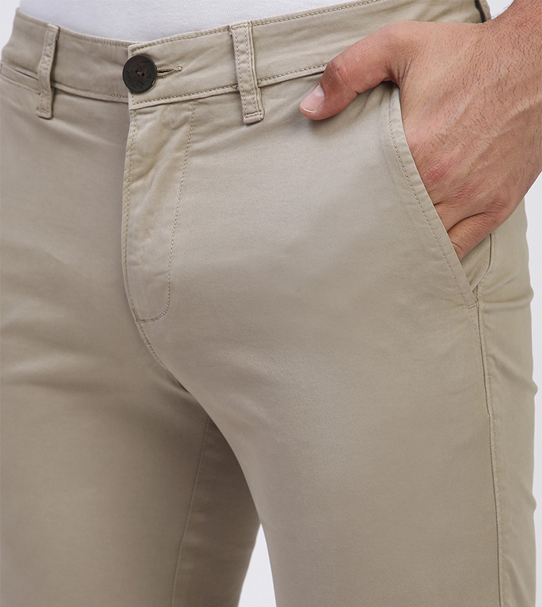 Garment Dyed Casual Shorts