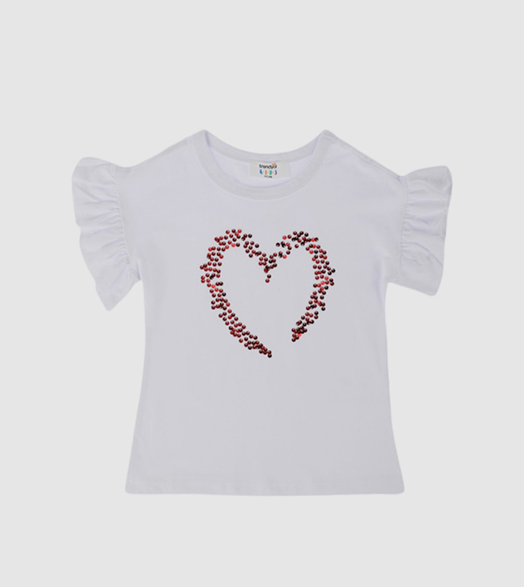 T-shirt à Paillettes Spoiled The Children's Place Taille 10-12 - Occasion Très Bon état