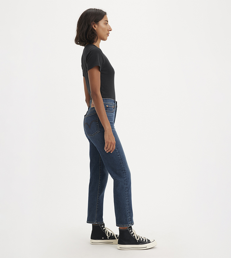 High Rise Straight Fit Jeans
