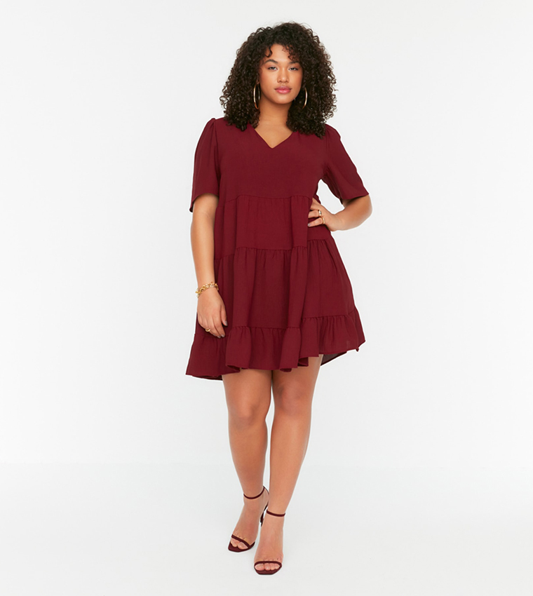 Casual hot sale tiered dress