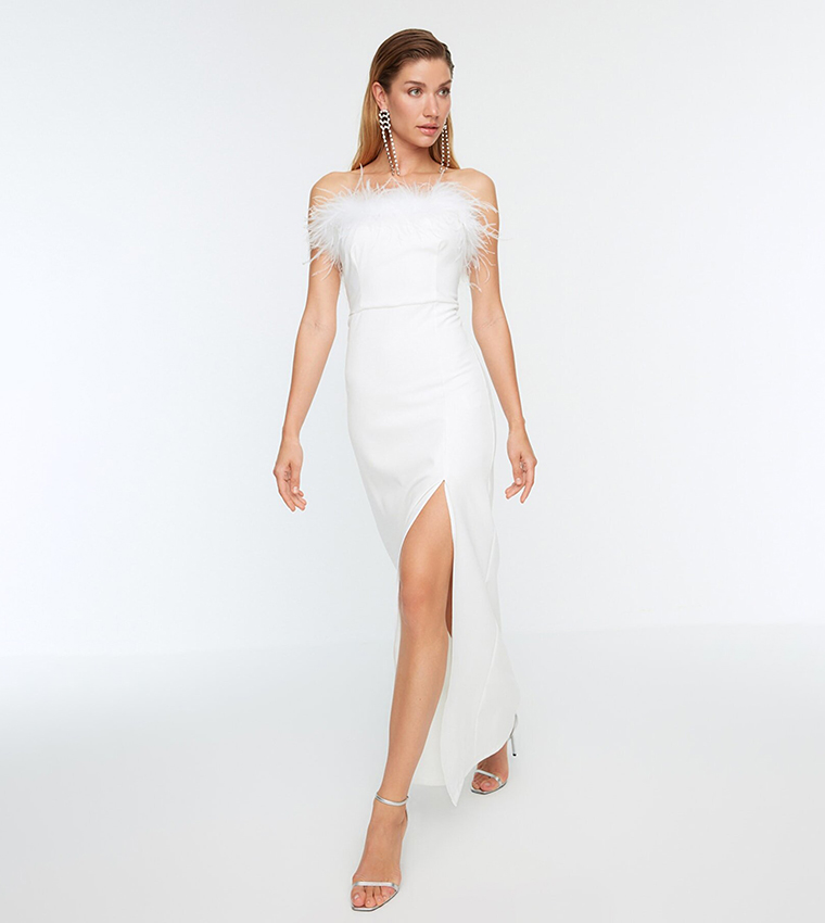 Cut Out Slit Maxi Dress